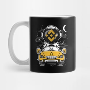 Astronaut Car Binance BNB Coin To The Moon Crypto Token Cryptocurrency Wallet Birthday Gift For Men Women Kids Mug